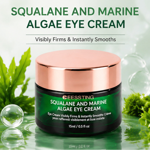 Crème pour les yeux de haute qualité pour éliminer les rides et les ridules, raffermissante, hydratante, à base de squalane et d'algues marines - Product Image 4