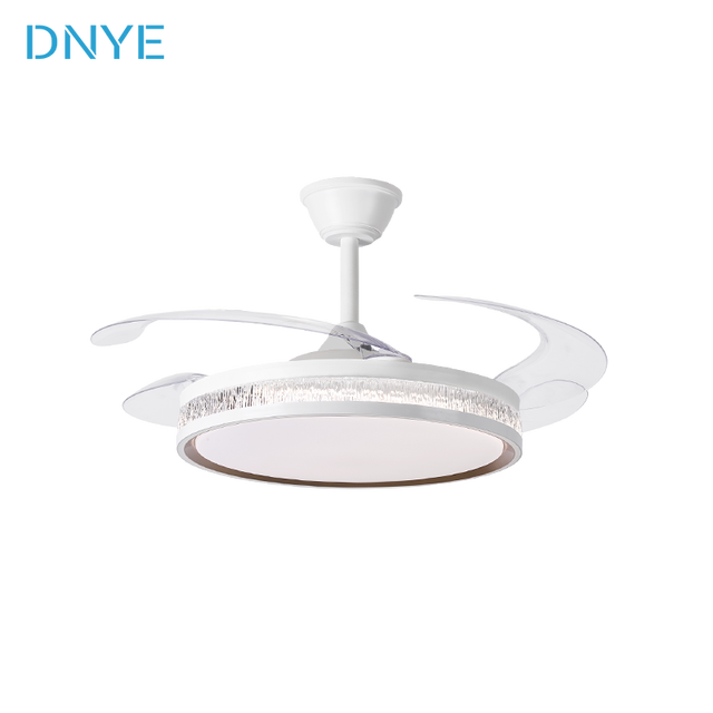 Indoor Minimalist Ceiling Fan with LED Invisible Fan Blades, Intelligent Dimming, Popular Fan Light From the Manufacturer