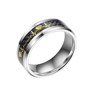 Erkekler için horoz yüzük tungsten horoz yüzük takı çift gümüş kaplama seks takı erkekler için - Product Image 2