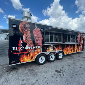 Tùy chỉnh đường phố nhượng Bộ <span class=keywords><strong>Trailer</strong></span> di động thức ăn nhanh xe tải thiết bị hoàn chỉnh di động thực phẩm Xe tải <span class=keywords><strong>Trailer</strong></span> - Product Image 1