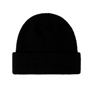 Gorro de punto con etiqueta tejida al por mayor, gorro de invierno para etiquetas de streetwear estadounidenses, suministro directo de fábrica a granel y personalizado - Product Image 1