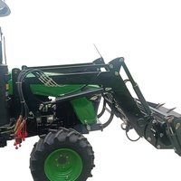 Tractor Cargador Versátil: Flexible, Estable y Excelente para Excavar, Cargar y Transportar