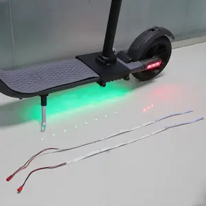 新しい画像LEDストリップライト懐中電灯バーランプ電動スクーターES1/2/4ボトムLEDライト用電動LEDナイトライトストリップ