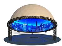 Dôme de projection VR 360° immersif haute technologie 3D, écran sphérique intérieur, globe, écran vidéo LED
