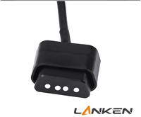 Cerradura de Interfaz de Diagnóstico OBDII para Automóvil a Prueba de Manipulaciones, Protector de Puerto OBD con Llave para Gestión de Flotas