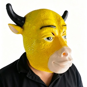 Nueva Máscara <span class=keywords><strong>de</strong></span> Cabeza <span class=keywords><strong>de</strong></span> Vaca para Niños, Diseño <span class=keywords><strong>de</strong></span> Halloween, Temática <span class=keywords><strong>de</strong></span> Película, Divertida, Venta al Por Mayor - Product Image 3