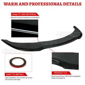 Protector de Parachoques Delantero para Automóvil, Alerón, Kit de Carrocería, Estilo Fibra de Carbono, Negro Brillante, Negro Mate, para Chrysler 300 C S SRT 2015-2023 - Product Image 5