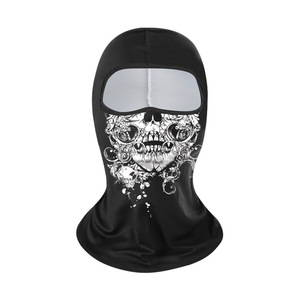 Máscara de Ciclismo de Verano, Protección Facial Completa o Media Cara, Transpirable, de Seda Helada, Compatible con Casco, Unisex - Product Image 1