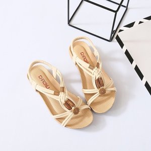 Sandalias de Moda para Mujer, Ligeras, Planas, de Tacón Bajo, con Punta Abierta, Talla Grande, Nuevas Sandalias de <span class=keywords><strong>Playa</strong></span> para Mujer Adulta - Product Image 1