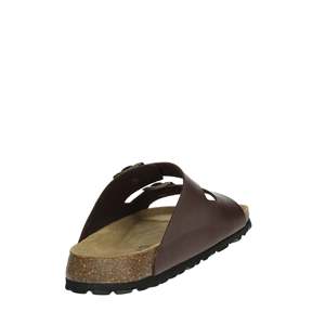 Grunland Pantoufles pour hommes CB3013-40 Sandales confortables en cuir marron - Product Image 3