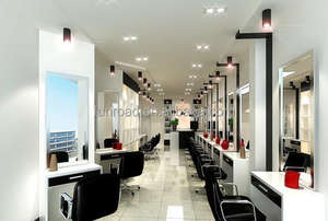 Équipement de salon de beauté moderne Chaise de salon de coiffure Mobilier de siège en cuir antique avec design de boutique - Product Image 3