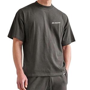 Nouveaux T-shirts Oversize de Designer à Épaules Tombantes, Chemises Amples et Carrées de Luxe Unisexe 100% Coton, T-shirt Vierge pour Hommes - Product Image 5
