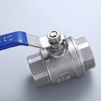 Válvula de bola de gas de alta presión WaterMark 1/4 "- 2" 316 NPT Locker 1000 acero 2000 Psi 3000 Wog Psi válvula de bola de gas