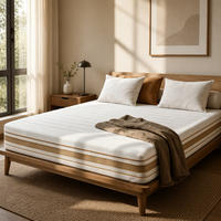Matelas à ressorts ensachés compressé sous vide, emballé en rouleau, taille King Queen
