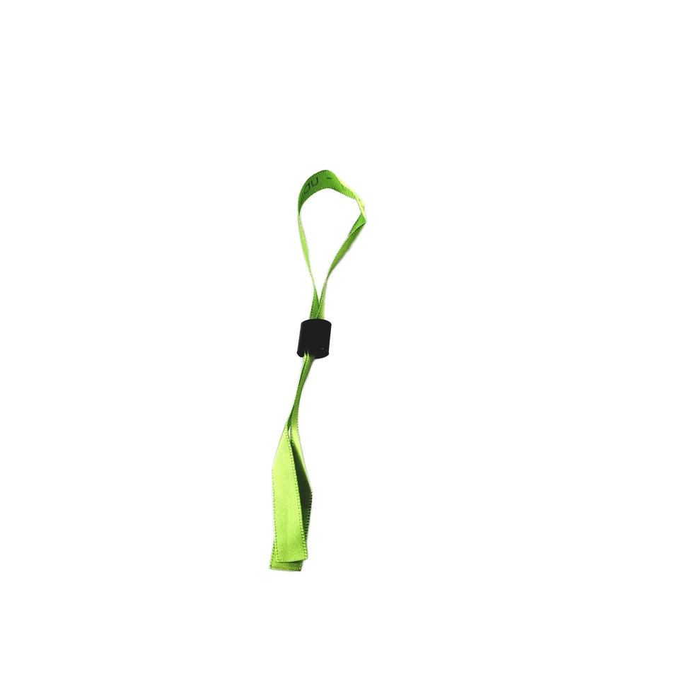 Light Green Fashion Satin Music Festival Party Concerts Logo Printing Short Wristband Strap Lanyard Custom Wrist Ribbon Image 5