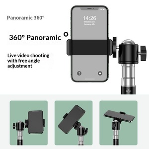 Trípode Profesional de 2.1m con Cabezal de Tornillo de 1/4 para Estudio Fotográfico, Softbox, Flash, Reflector, Soporte para Cámara y Móvil para Podcast - Product Image 4