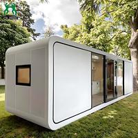 Maison Conteneur Contemporaine à Structure Acier, Durable, Panneaux Sandwich, Style Apple, Villa Européenne, Appartement, Magasin, Préfabriquée, Écologique
