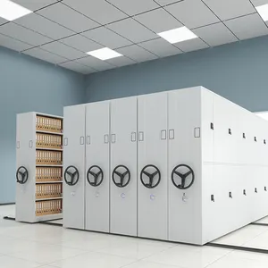 Armário de arquivo compacto móvel para escritório, armários de arquivo em massa, móveis de armazenamento