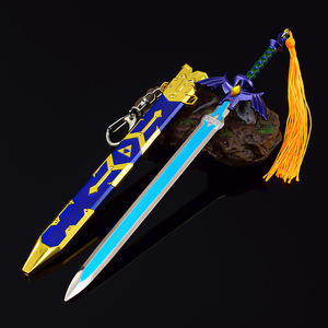 The Legend of <span class=keywords><strong>Zelda</strong></span>: Tears of the Kingdom - Modèle d'<span class=keywords><strong>arme</strong></span> Master Sword Final Trial Version avec fourreau 22CM - Product Image 5