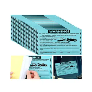 Custom Size Parking Violation Notice Labels Tow You Are Illegally Parked Warning Stickers