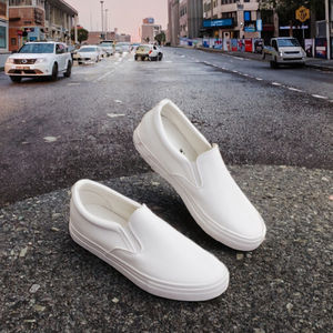 Zapatillas deportivas informales blancas transpirables de verano para hombre, Dropshipping transfronterizo, sin cordones, talla grande para la moda de primavera y otoño - Product Image 2