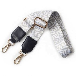 Correa de Lujo de Algodón de Color Puro con Hebilla Ajustable de Cuero PU para Bolsos Bandolera - Color y Diseño Personalizables - Product Image 1
