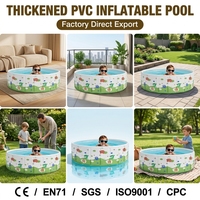 Piscine gonflable pour enfants en PVC, pliable et portable, installation rapide, piscine à sable
