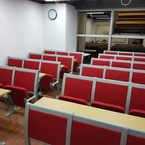 Chaise de conférence pliante moderne en alliage d'aluminium de haute qualité, pour salle de formation, école, cinéma, théâtre, auditorium, avec <span class=keywords><strong>table</strong></span> d'écriture - Product Image 6