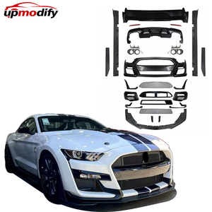 Kit carrosserie en PP ABS de nouvelle conception pour <span class=keywords><strong>Ford</strong></span> <span class=keywords><strong>Mustang</strong></span> <span class=keywords><strong>2015</strong></span>-2017 2.3T 5.0L <span class=keywords><strong>GT</strong></span> GT350, mise à niveau vers GT500 Shelby, ensemble de pare-chocs de voiture - Product Image 1