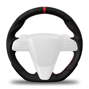 Funda para Volante de Coche de Excelente Calidad, Fibra de Carbono, Cuero de Lujo, Volante de Carreras - Product Image 6