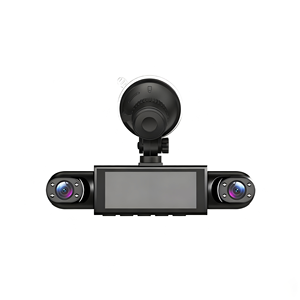 Caméra enregistreur vidéo à 4 objectifs <span class=keywords><strong>Dashcam</strong></span> 1080p 3.0 ''Dash Cam DVR Camera * 4 gauche droite vue arrière boucle enregistrement vision nocturne - Product Image 2