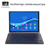 Casing Keyboard untuk Lenovo Tab M10 Plus Broadcom Blue Tooth 3.0 Keyboard untuk Lenovo Tab M10 Plus dengan casing lipat