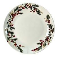 Holly Red Fruit Europe Design Bruiloft Keramische Bord Retro Platte Feestelijke Gebakarrangement Decoratief Porselein Huishoudelijk