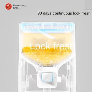 30-Day tazelik kilit akıllı görsel <span class=keywords><strong>Pet</strong></span> zamanlama kedi maması makine kuş çiçek köpekler için otomatik besleyici plastik yapılmış - Product Image 3