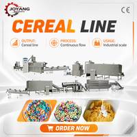 Machine de production de céréales extrudées, flocons de cacao soufflés, boules de maïs et de chocolat, type Froot Loops