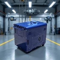 Générateur Diesel Insonorisé 3 5 8 10 Kw Refroidi par Air Alternateur en Cuivre Tension Stable AVR Groupe Électrogène Robuste Vente en Gros