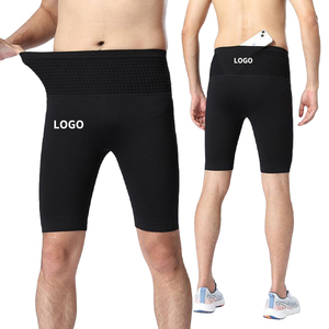Shorts de sport décontractés à taille haute pour l'entraînement estival, coupe ample, avec cordon de serrage et poches latérales - Product Image 3
