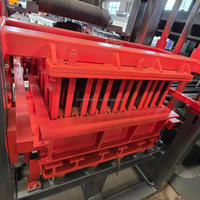 Machine de fabrication de blocs creux en béton entièrement automatique à haute efficacité QT4-15, moulage de briques en ciment haute précision
