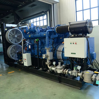 Groupe électrogène au gaz naturel refroidi par eau CCHP 900 kW, 1125 kVA, type conteneur, moteur Cummins K50N-G9 pour système métropolitain