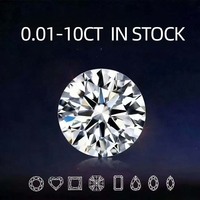 Huacan 0.5ct-3.0ct IGI Sertifikalı HPHT CVD Sentetik Laboratuvarda Yetiştirilmiş Gevşek Elmaslar D Vvs1 Yuvarlak Brilyant Kesim Takı Yapımı Toptan Satış
