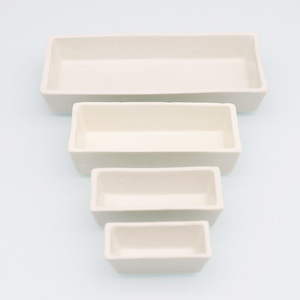 Recipiente Rectangular de Porcelana Tangshan de 50x28 60x30mm, Resistente a Altas Temperaturas, Equipo de Calentamiento para Laboratorio - Product Image 3