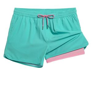 Custom Summer Mens <b>Slim</b> <b>Fit</b> Blank Swim <b>Shorts</b> Swim Trunks 7 Inch Quick Dry Polyester Mens Bathing Suits with Mesh Lining - Product Image 2
