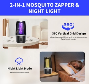 Lampe <span class=keywords><strong>anti</strong></span>-moustiques et insectes portable USB UV JZ pour table domestique, <span class=keywords><strong>piège</strong></span> à insectes, tue-moustiques, attrape-mouches pour intérieur - Product Image 5