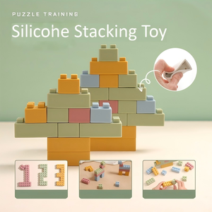 Jeu de puzzle <span class=keywords><strong>Tetris</strong></span> en silicone, échecs éducatifs, jouet anti-stress en silicone pour enfants, pour développer la pensée logique - Product Image 4