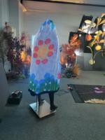 Affichage LED personnalisé en forme de visage et affichage LED personnalisé de forme irrégulière, affichage LED innovant en forme de tapis magique
