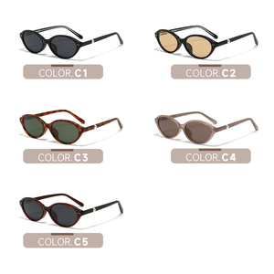 Gafas de Sol de Montura Pequeña para Hombre, Gafas de PC 2026, Gafas de Sol Ovaladas de Lujo Premium para Mujer al por Mayor - Product Image 4