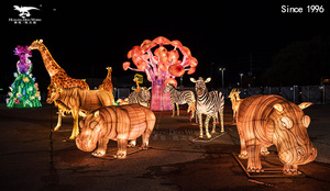 Tùy Chỉnh Thiết Kế Đường Phố Kỳ Nghỉ Đèn Ngoài Trời LED Giáng Sinh Trang Trí 3D Sáng Tuần Lộc Điêu Khắc Ánh Sáng LED Motif Ánh Sáng - Product Image 4