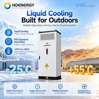 Système de stockage d'énergie solaire hybride C&I Hoenergy 125 kW 261 kWh avec refroidissement liquide