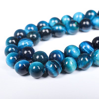 Perles d'oeil de tigre violet AAA rondes, 4/6/8/10/12/14mm, pierre d'énergie, pierre de guérison, perles en vrac