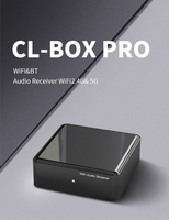 Amplificateur Streamer Stéréo WiFi Cloudyx pour la Maison avec Récepteur Audio Optique USB, Prise en Charge AirPlay Multi-Salle et Contrôle par Application